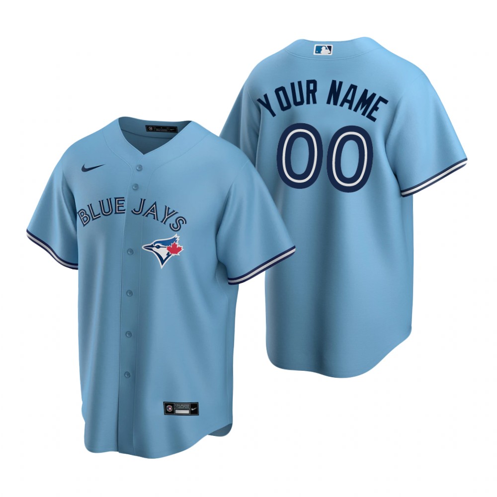 Toronto Blue Jays Custom Powder Blue Alternate Replica Jersey Toronto Blue Jays Custom Powder Blue Alternate Replica Jersey