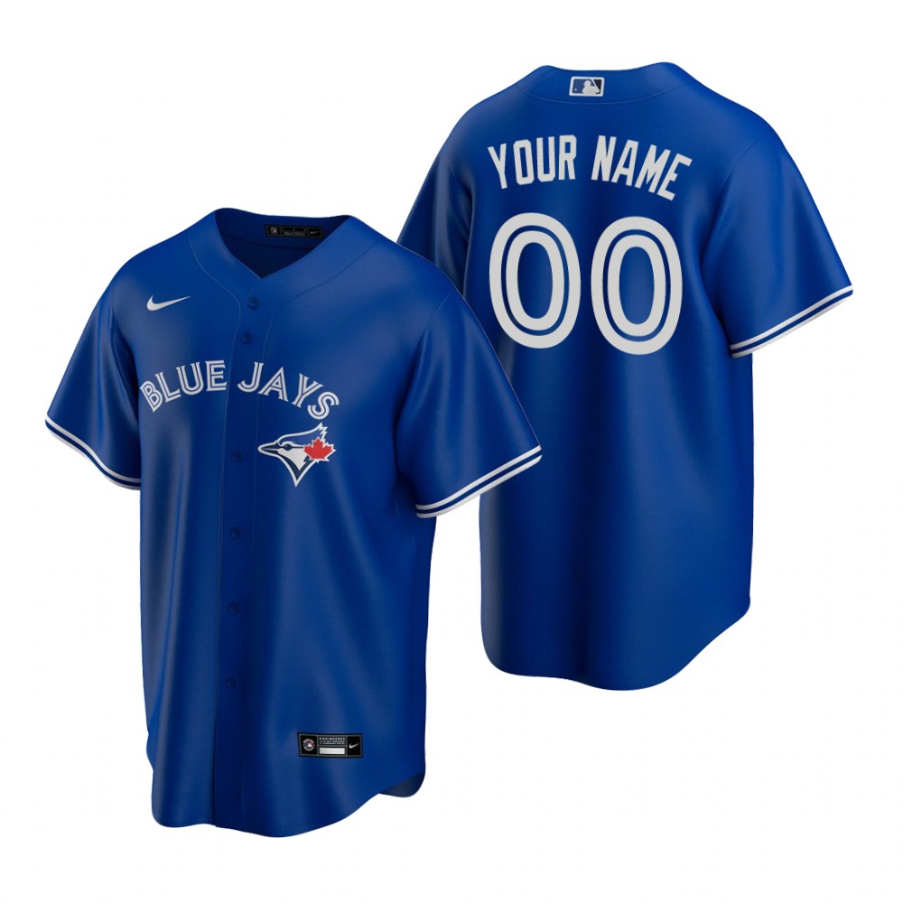 Toronto Blue Jays Custom Royal Alternate Replica Jersey Toronto Blue Jays Custom Royal Alternate Replica Jersey