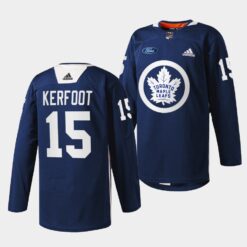 Toronto Maple Leafs Alexander Kerfoot Navy Jersey