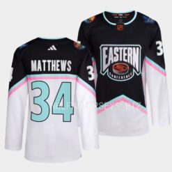 Toronto Maple Leafs Auston Matthews 2023 NHL All-Star Black Eastern Conference Jersey