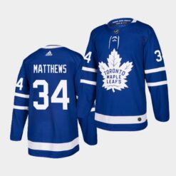 Toronto Maple Leafs Auston Matthews Home Blue Jersey