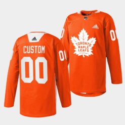 Toronto Maple Leafs Custom Every Child Matters Orange Jersey