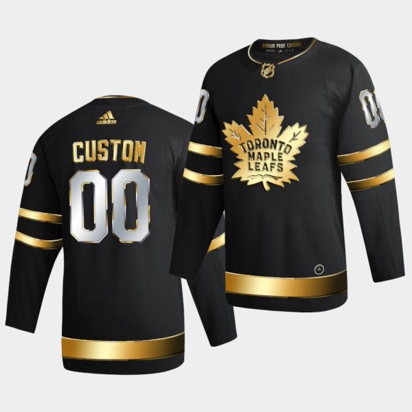 Toronto Maple Leafs Custom Golden Edition Limited Black Jersey Toronto Maple Leafs Custom Golden Edition Limited Black Jersey