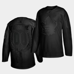 Toronto Maple Leafs Custom Golory Award Collection Black Jersey