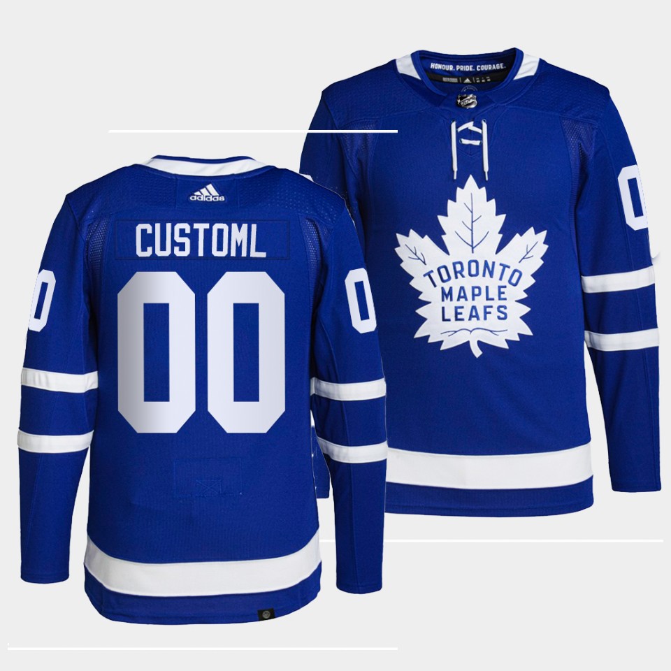 Toronto Maple Leafs Custom Home Blue Jersey Toronto Maple Leafs Custom Home Blue Jersey