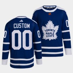 Toronto Maple Leafs Custom Reverse Blue Jersey