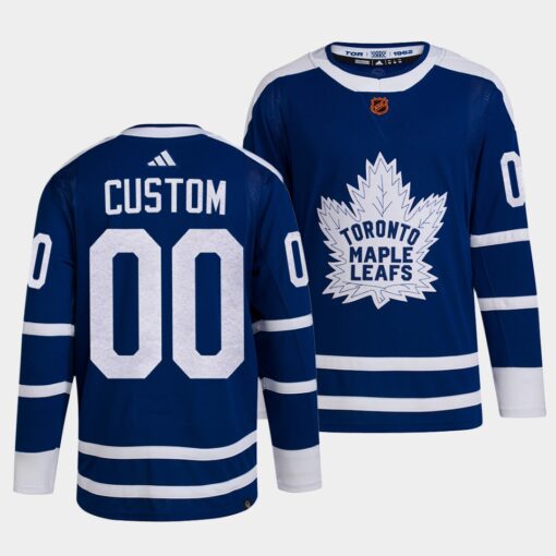 Toronto Maple Leafs Custom Reverse Blue Jersey