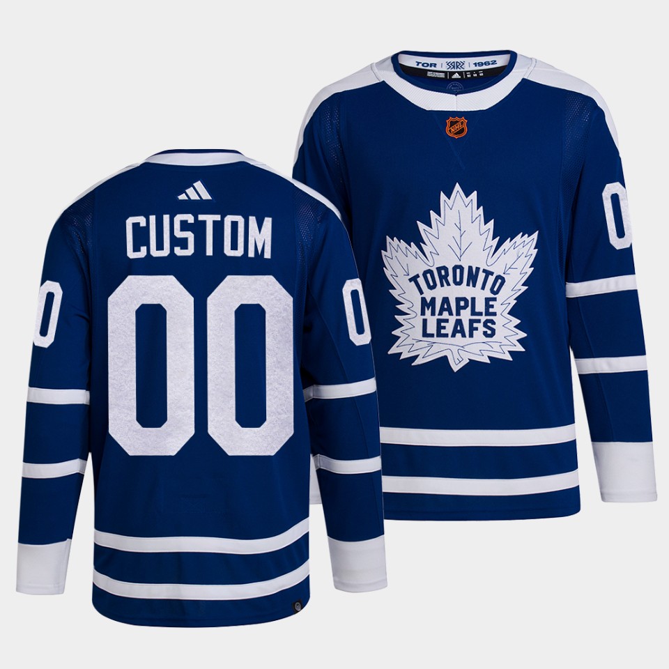 Toronto Maple Leafs Custom Reverse Blue Jersey Toronto Maple Leafs Custom Reverse Blue Jersey