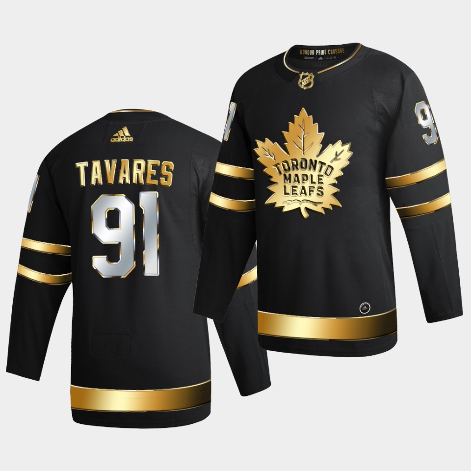 Toronto Maple Leafs John Tavares Golden Edition Limited Black Jersey Toronto Maple Leafs John Tavares Golden Edition Limited Black Jersey