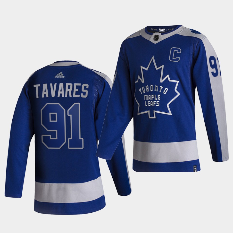 Toronto Maple Leafs John Tavares Reverse Retro Blue Special Edition Jersey Toronto Maple Leafs John Tavares Reverse Retro Blue Special Edition Jersey