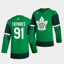 Toronto Maple Leafs John Tavares St. Patrick’s Day Green Jersey