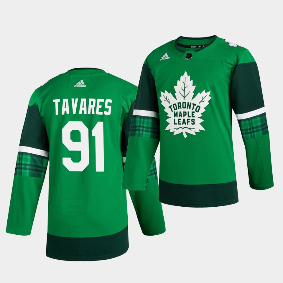 Toronto Maple Leafs John Tavares St. Patrick's Day Green Jersey Toronto Maple Leafs John Tavares St. Patrick's Day Green Jersey