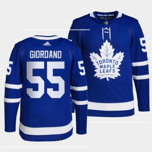 Toronto Maple Leafs Mark Giordano 2022 Home Blue Jersey