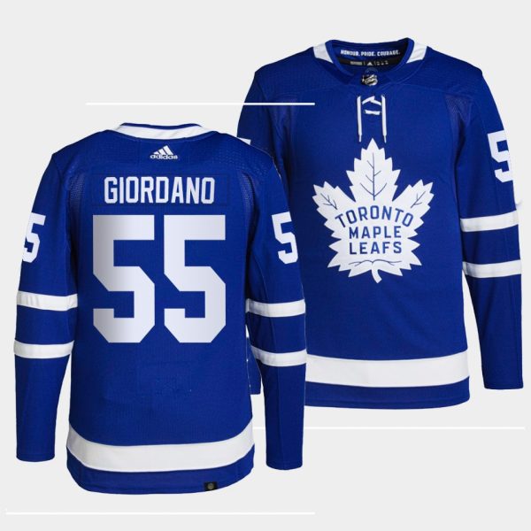 Toronto Maple Leafs Mark Giordano 2022 Home Blue Jersey Toronto Maple Leafs Mark Giordano 2022 Home Blue Jersey