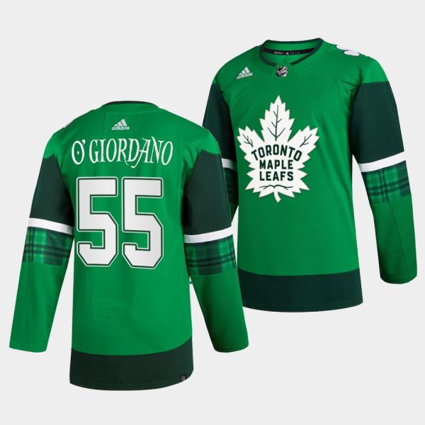 Toronto Maple Leafs Mark Giordano 2022 St. Patrick Green Jersey Toronto Maple Leafs Mark Giordano 2022 St. Patrick Green Jersey