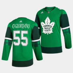Toronto Maple Leafs Mark Giordano 2022 St. Patrick Green Jersey