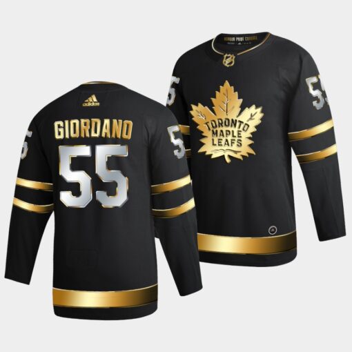 Toronto Maple Leafs Mark Giordano Golden Black Edition Jersey
