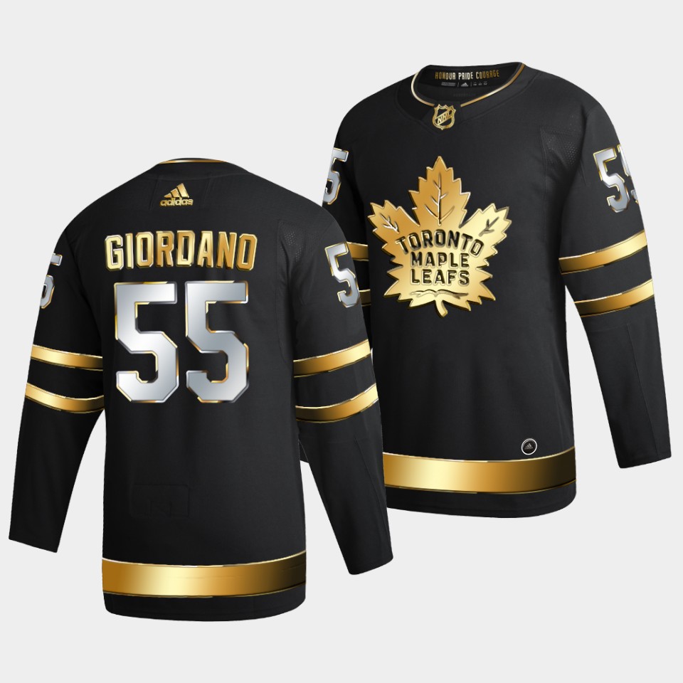 Toronto Maple Leafs Mark Giordano Golden Black Edition Jersey Toronto Maple Leafs Mark Giordano Golden Black Edition Jersey