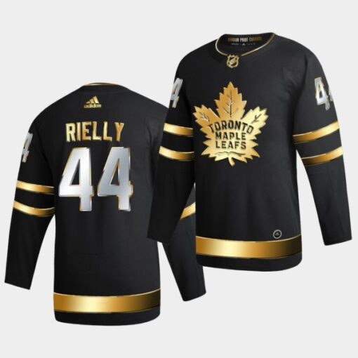 Toronto Maple Leafs Morgan Rielly Golden Edition Limited Black Jersey