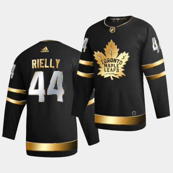 Toronto Maple Leafs Morgan Rielly Golden Edition Limited Black Jersey Toronto Maple Leafs Morgan Rielly Golden Edition Limited Black Jersey