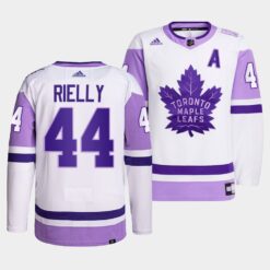 Toronto Maple Leafs Morgan Rielly HockeyFightsCancer White Jersey