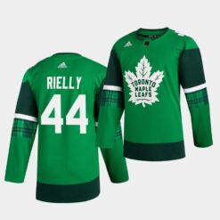Toronto Maple Leafs Morgan Rielly St. Patrick’s Day Green Jersey