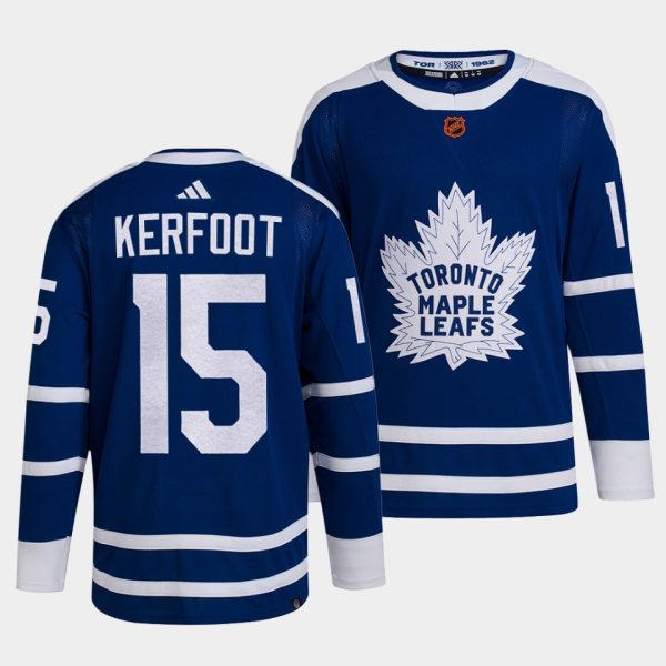Toronto Maple Leafs Reverse Retro 2.0 Alexander Kerfoot Blue Jersey Toronto Maple Leafs Reverse Retro 2.0 Alexander Kerfoot Blue Jersey