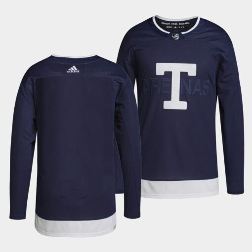 Toronto Maple Leafs Team 2022 Heritage Classic Navy Jersey