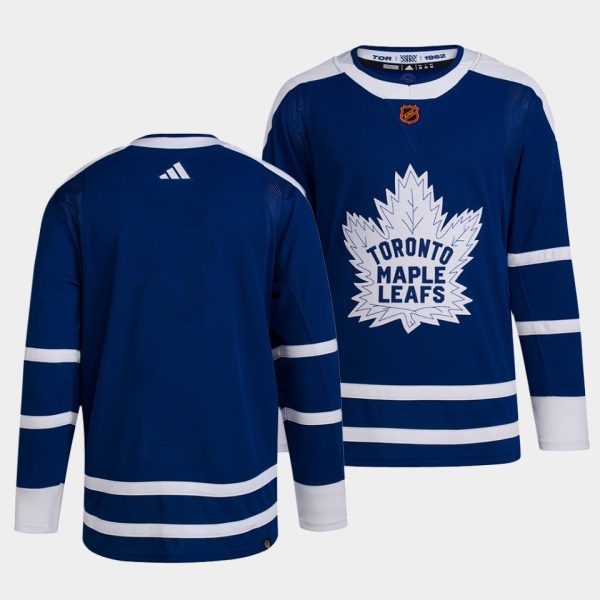 Toronto Maple Leafs Team 2022 Reverse Retro Blue Jersey Toronto Maple Leafs Team 2022 Reverse Retro Blue Jersey