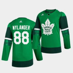 Toronto Maple Leafs William Nylander 2020 St. Patrick’s Day Green Jersey