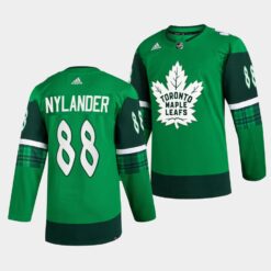 Toronto Maple Leafs William Nylander 2022 St. Patrick Green Jersey