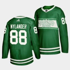 Toronto Maple Leafs William Nylander St. Patricks Day Green Special Edition Jersey