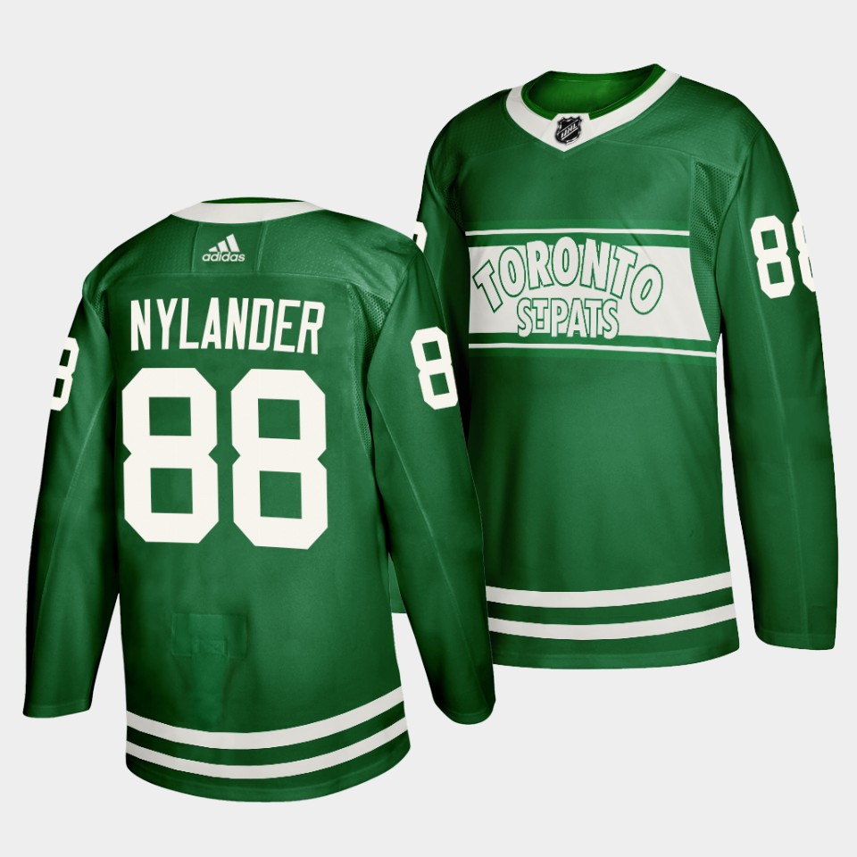 Toronto Maple Leafs William Nylander St. Patricks Day Green Special Edition Jersey Toronto Maple Leafs William Nylander St. Patricks Day Green Special Edition Jersey