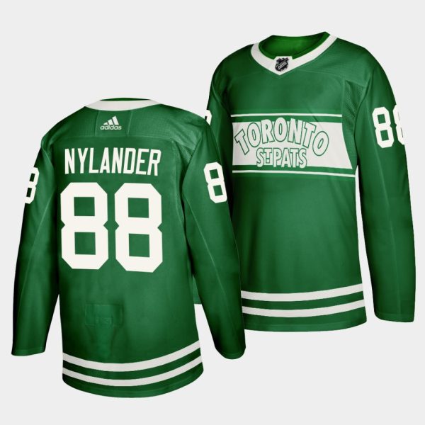 Toronto Maple Leafs William Nylander St. Patricks Day Green Special Edition Jersey Toronto Maple Leafs William Nylander St. Patricks Day Green Special Edition Jersey