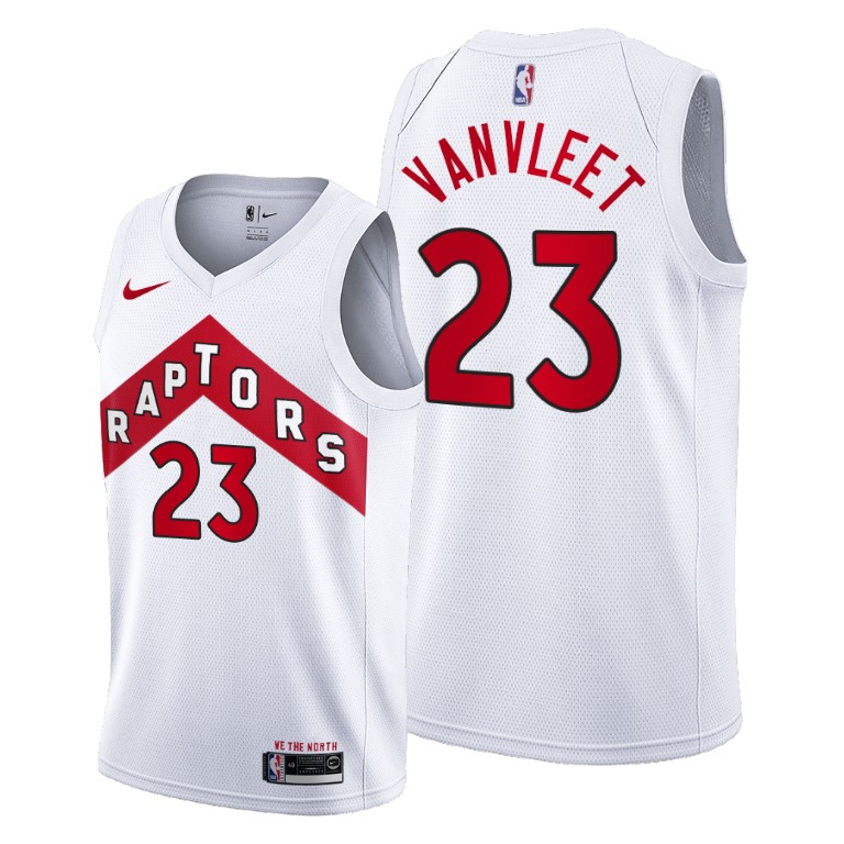 Toronto Raptors Fred VanVleet 2021 White Association Jersey Toronto Raptors Fred VanVleet 2021 White Association Jersey