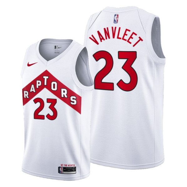 Toronto Raptors Fred VanVleet 2021 White Association Jersey Toronto Raptors Fred VanVleet 2021 White Association Jersey