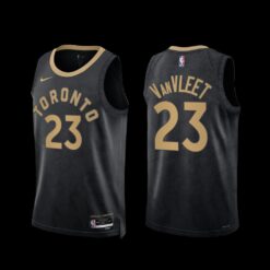 Toronto Raptors Fred VanVleet 2022-23 City Edition Jersey Black