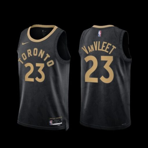 Toronto Raptors Fred VanVleet 2022-23 City Edition Jersey Black