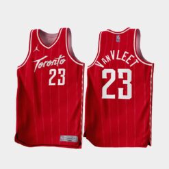 Toronto Raptors Fred VanVleet 2022-23 Red Earned Edition Jersey