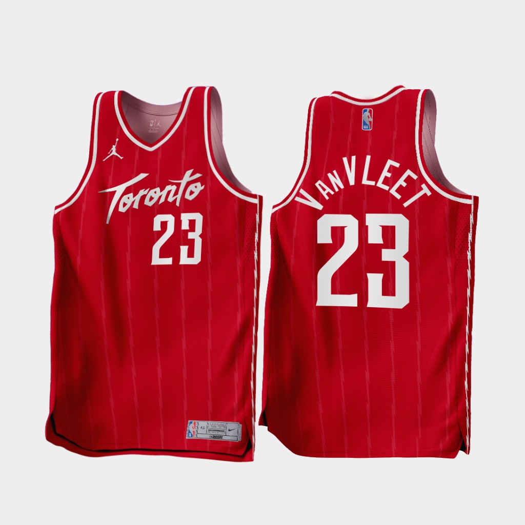 Toronto Raptors Fred VanVleet 2022-23 Red Earned Edition Jersey Toronto Raptors Fred VanVleet 2022-23 Red Earned Edition Jersey