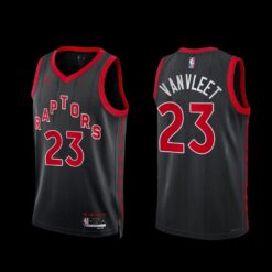 Toronto Raptors Fred VanVleet 2022-23 Statement Edition Jersey Black