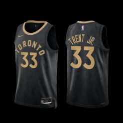 Toronto Raptors Gary Trent Jr. 2022-23 City Edition Jersey Black