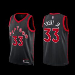 Toronto Raptors Gary Trent Jr. 2022-23 Statement Edition Jersey Black