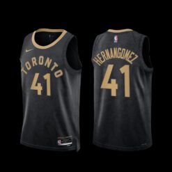 Toronto Raptors Juancho Hernangomez 2022-23 City Edition Jersey Black
