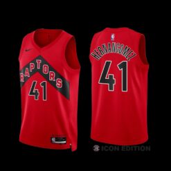 Toronto Raptors Juancho Hernangomez 2022-23 Red Icon Edition Jersey