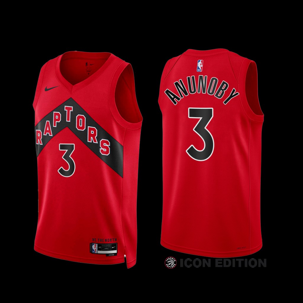 Toronto Raptors OG Anunoby 2022-23 Red Icon Edition Jersey Toronto Raptors OG Anunoby 2022-23 Red Icon Edition Jersey