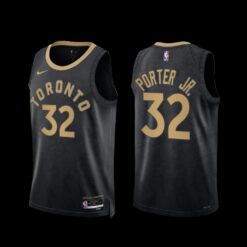 Toronto Raptors Otto Porter Jr. 2022-23 City Edition Jersey Black