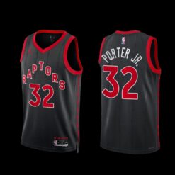 Toronto Raptors Otto Porter Jr. 2022-23 Statement Edition Jersey Black