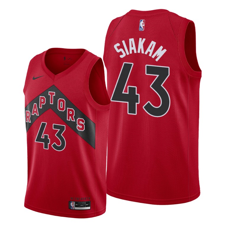 Toronto Raptors Pascal Siakam 2021 Red Icon Jersey Toronto Raptors Pascal Siakam 2021 Red Icon Jersey