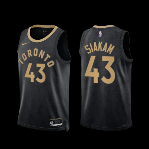 Toronto Raptors Pascal Siakam 2022-23 City Edition Jersey Black
